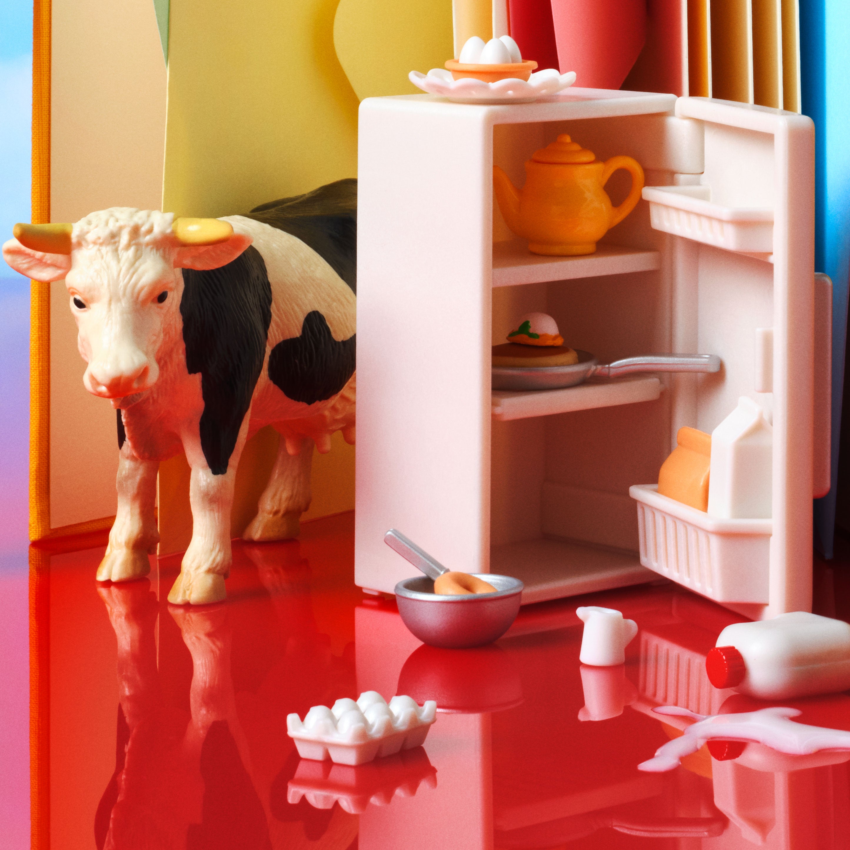 THE COW AND THE WATERMELON | JIGSAW PUZZLE