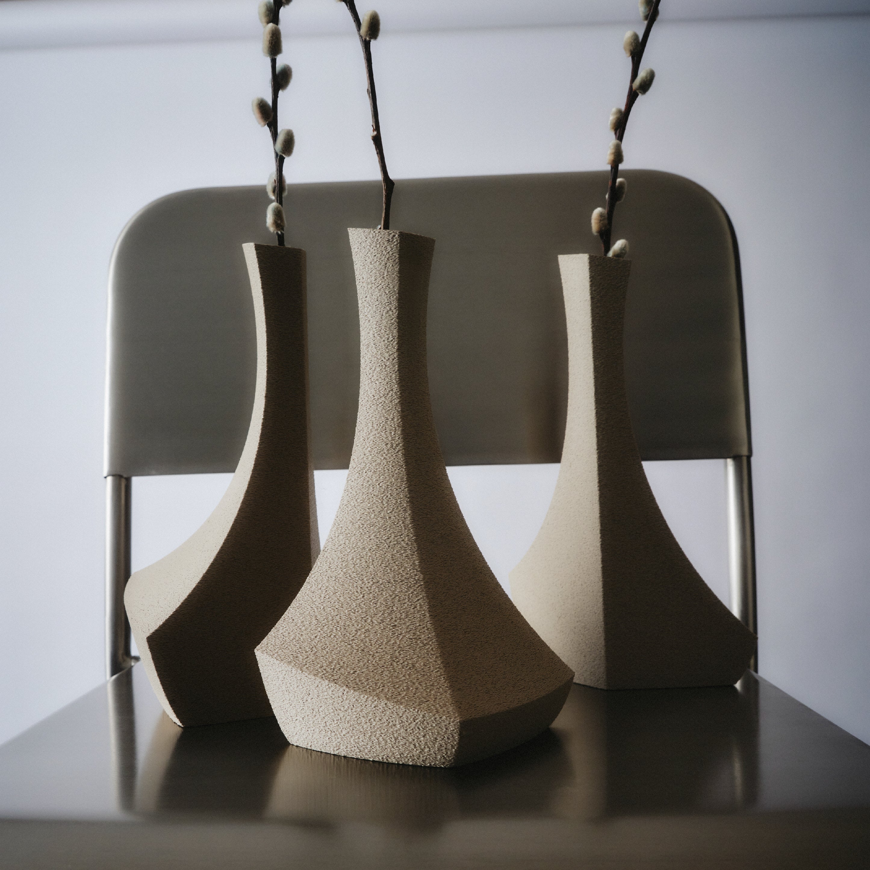 Tension Three-Piece Vase Set
