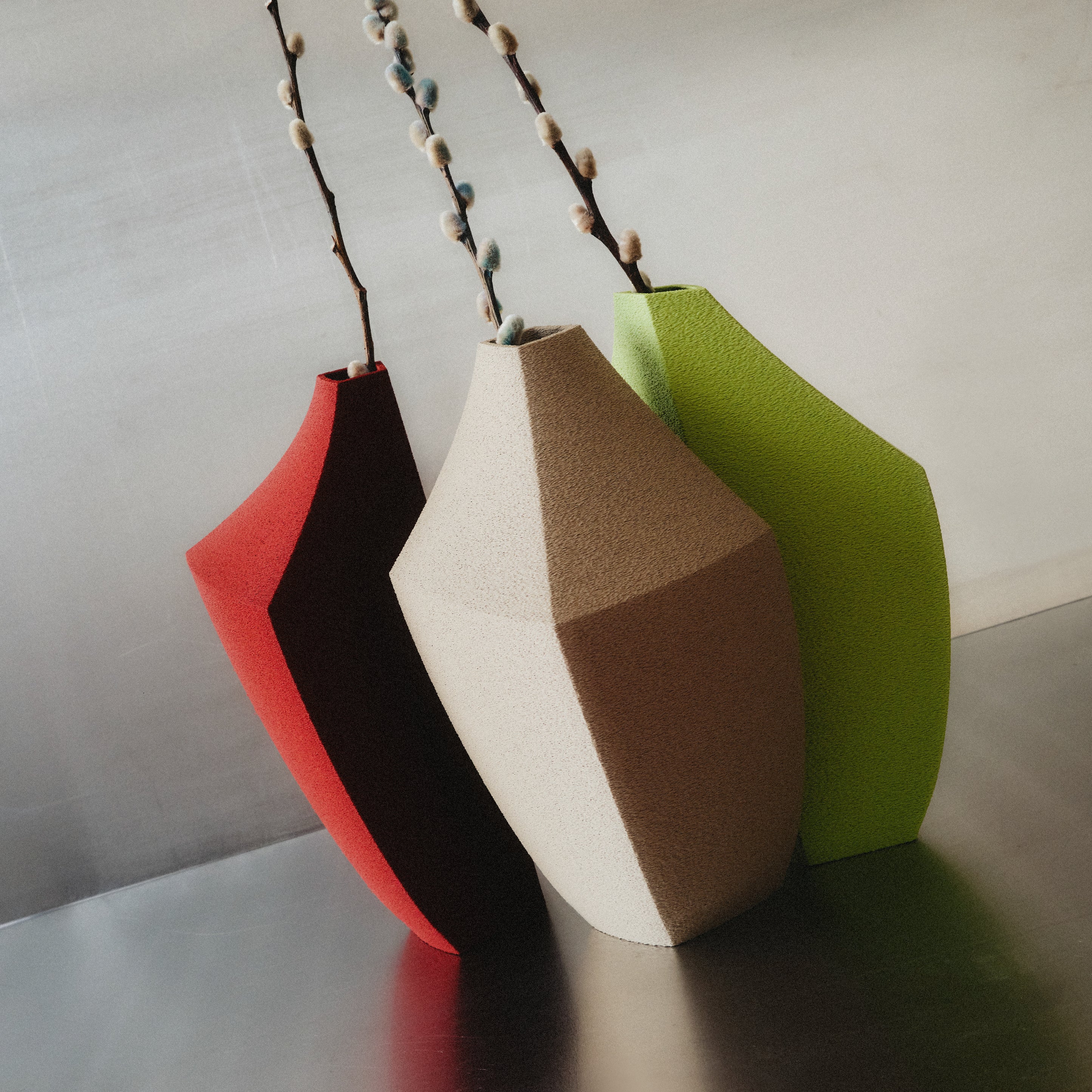 Shard Three-Piece Vase Set